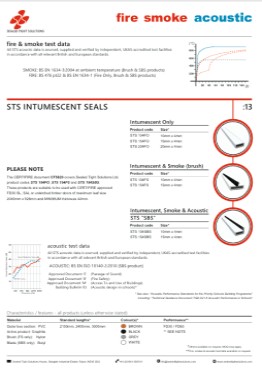 STS Intumescents Data Sheet BS-EN